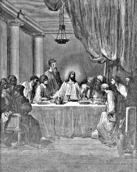 Gustave Dore Last Supper Biblical Illustration