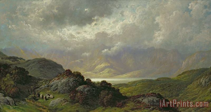 Gustave Dore Scottish Landscape Art Print