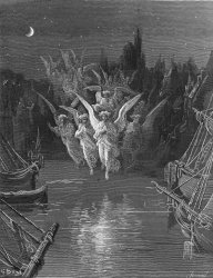 Gustave Dore The Angelic Spirits Leave The Dead Bodies And Appear In Their Own Forms Of Light