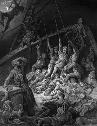 Gustave Dore The Dead Sailors Rise Up And Start To Work The Ropes Of The Ship So That It Begins To Move