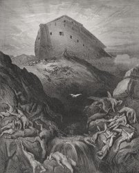 Gustave Dore The Dove Sent Forth From The Ark painting