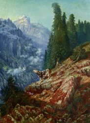 Gustave Dore The Lost Cow painting