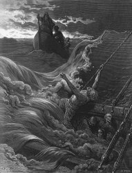 Gustave Dore The Mariner As His Ship Is Sinking Sees The Boat With The Hermit And Pilot