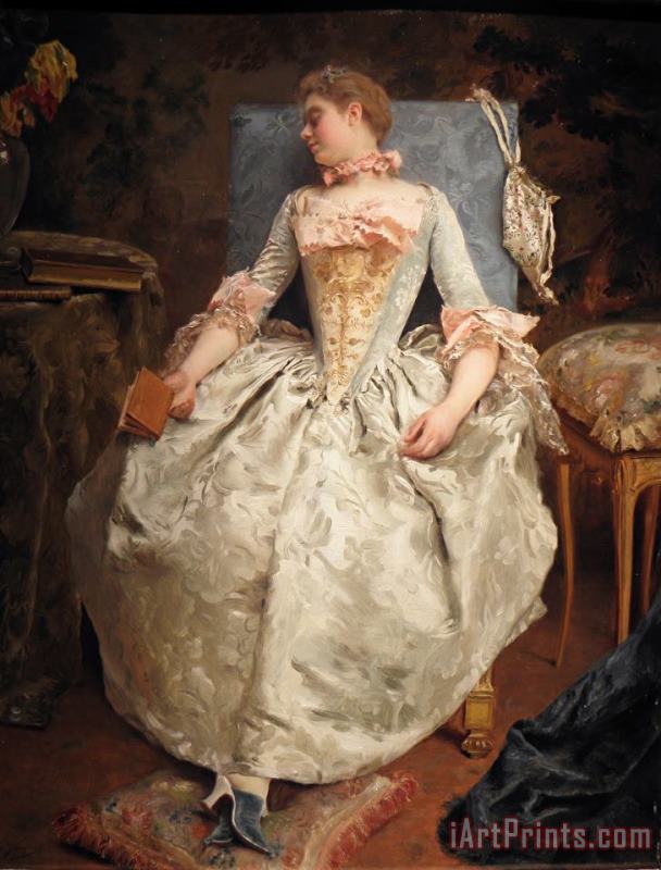 Gustave Jean Jacquet Le Reve Art Painting