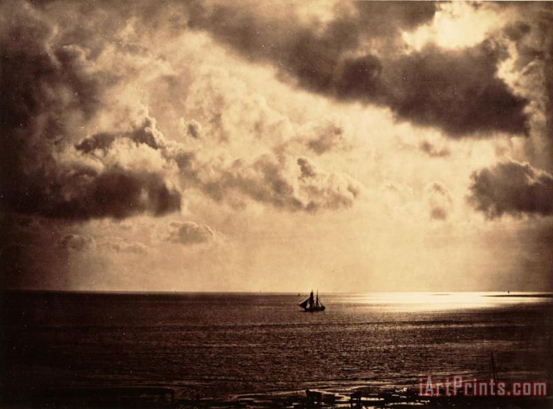 Gustave Le Gray Brig on The Water Art Painting