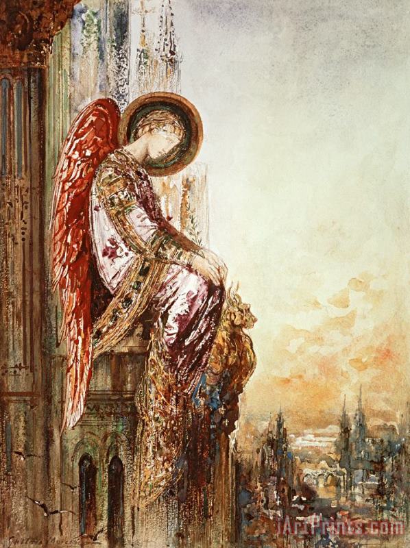 Angel Traveller painting - Gustave Moreau Angel Traveller Art Print