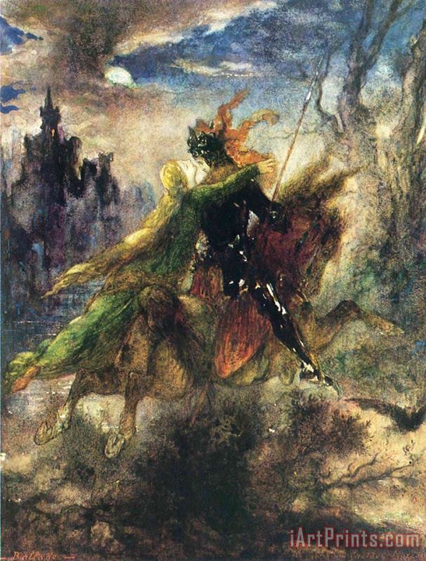 Gustave Moreau The Ballad Art Painting