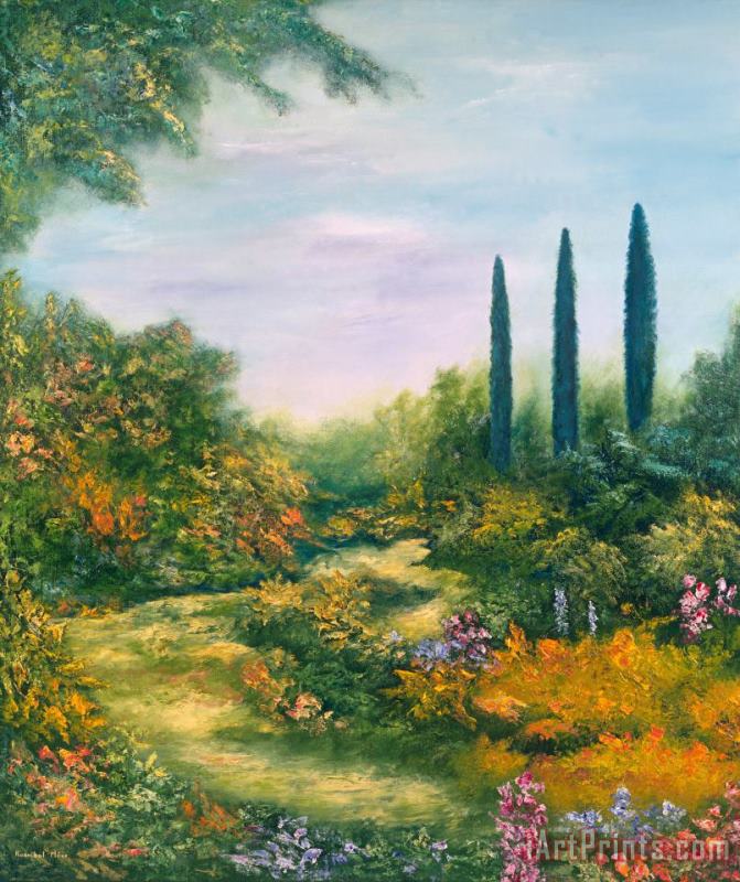 Tuscany Atmosphere painting - Hannibal Mane Tuscany Atmosphere Art Print