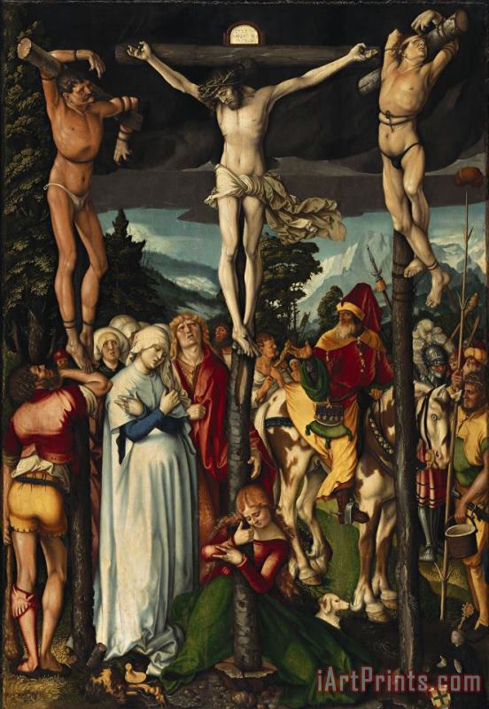 Hans Baldung Grien Die Kreuzigung Christi Art Painting