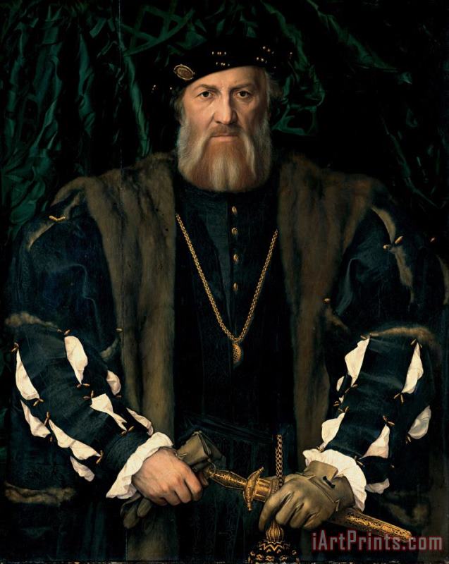 Charles De Solier, Sieur De Morette painting - Hans Holbein the Younger Charles De Solier, Sieur De Morette Art Print