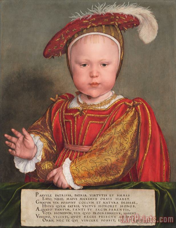 Hans Holbein the Younger Edward VI As a Child Art Painting