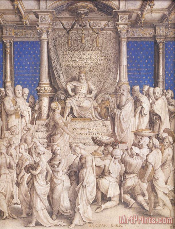Hans Holbein the Younger Solomon And The Queen Of Sheba Art Painting