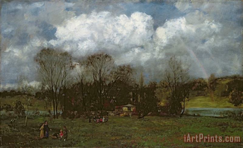 Hans Thoma Early Spring Art Painting