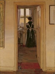 Harold Gilman The Kitchen painting
