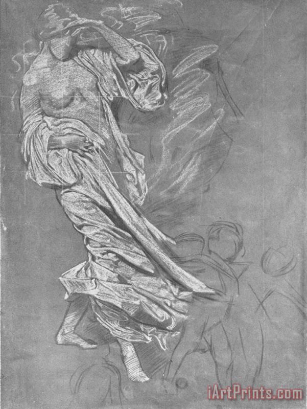 Harold Speed Study of a Draped Woman Art Print