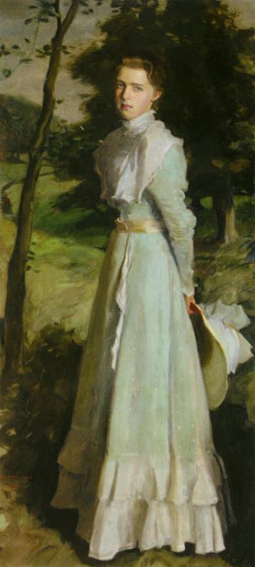 Harrington Mann Portrait of Miss Mary Nairn Art Painting