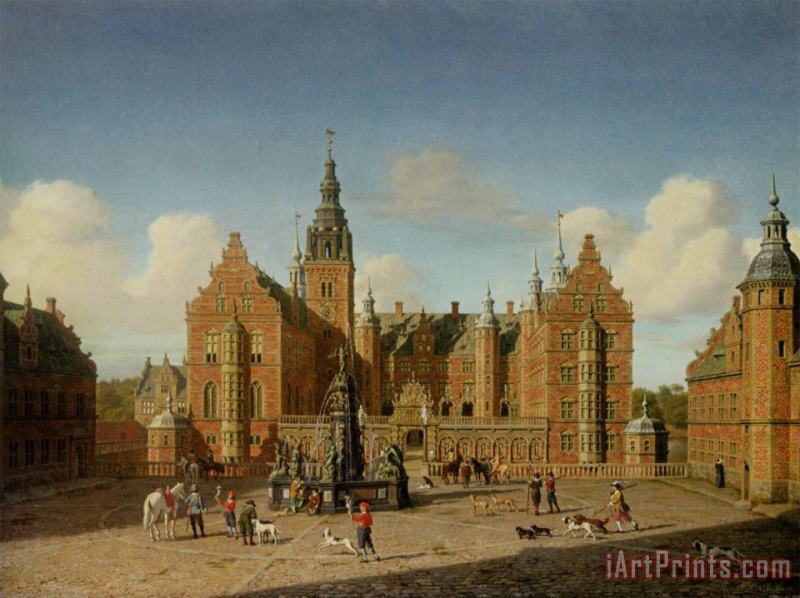Heinrich Hansen Frederiksborg Slot Art Print