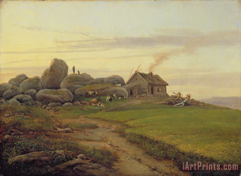 Heinrich Stuhlmann Hill Top Art Painting