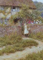 Helen Allingham At Sandhills painting