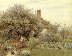 Helen Allingham Near Hambledon painting