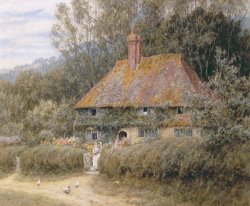 Helen Allingham Valewood Farm under Blackwood Surrey painting Helen Allingham Valewood Farm under Blackwood Surrey painting