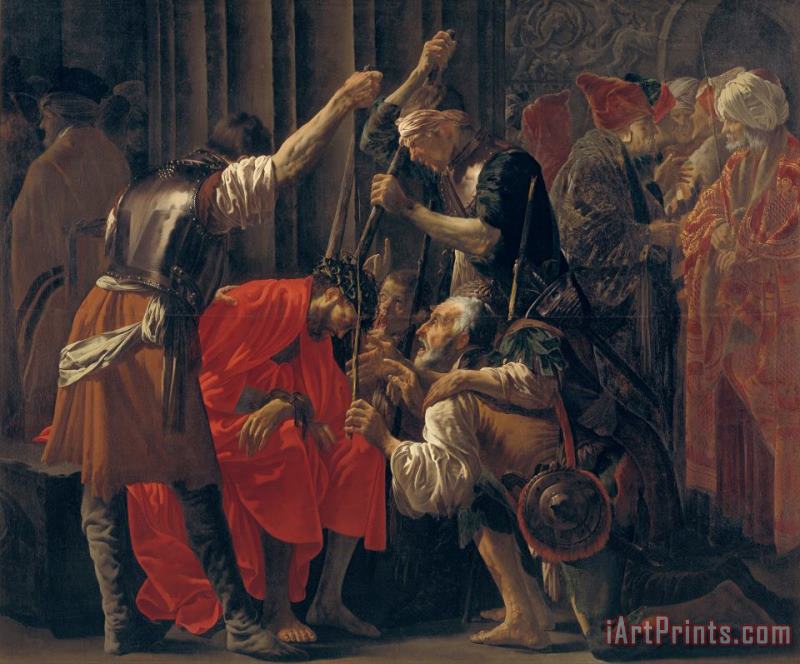 Christ Crowned with Thorns painting - Hendrick Ter Brugghen Christ Crowned with Thorns Art Print