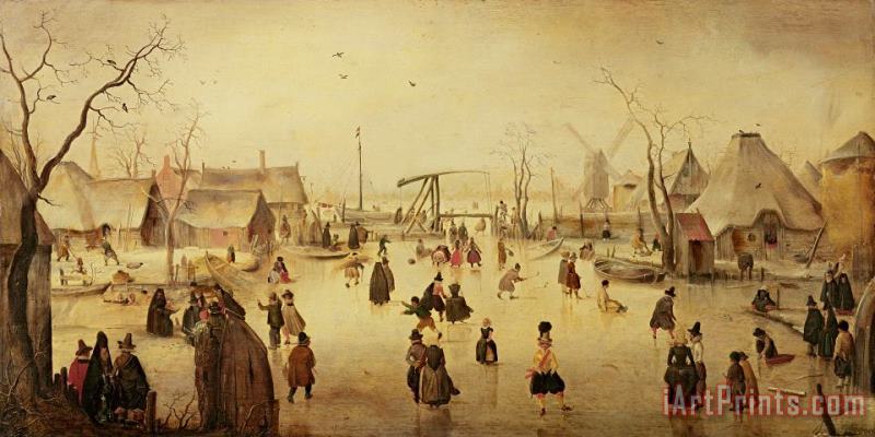 Hendrik Avercamp The Pleasures of Winter Art Painting