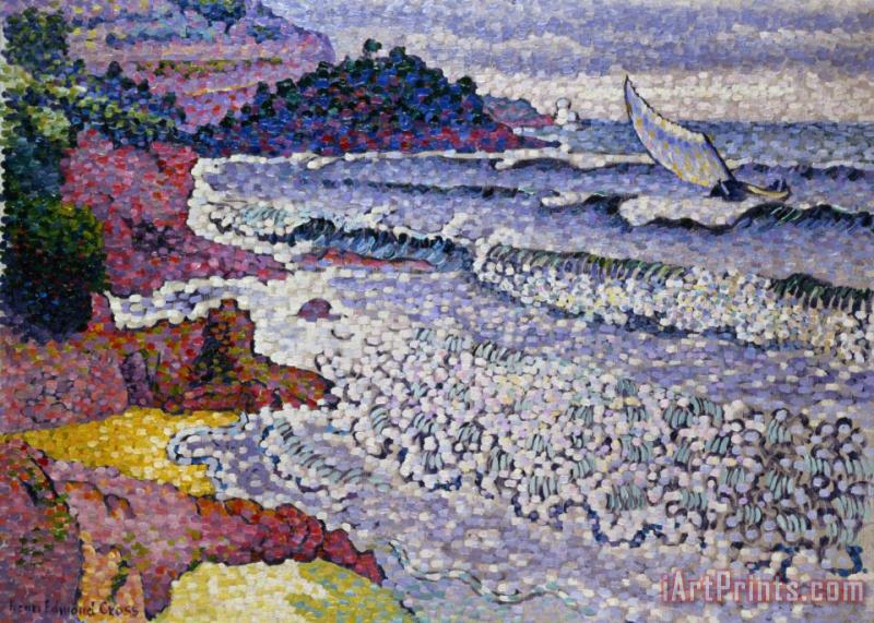 The Choppy Sea painting - Henri-Edmond Cross The Choppy Sea Art Print
