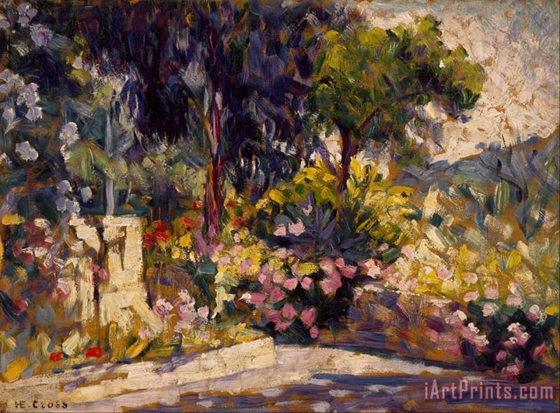 Henri-Edmond Cross The Flowered Terrace Art Painting