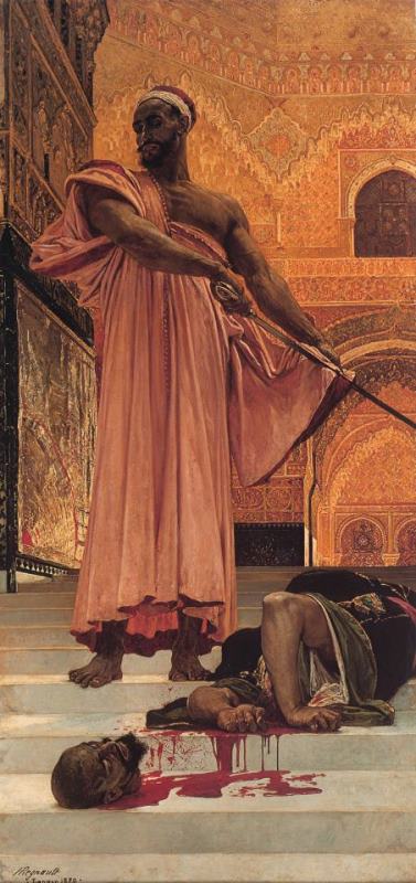 Summary Judgment Under The Moorish Kings of Granada painting - Henri Alexandre Georges Regnault Summary Judgment Under The Moorish Kings of Granada Art Print