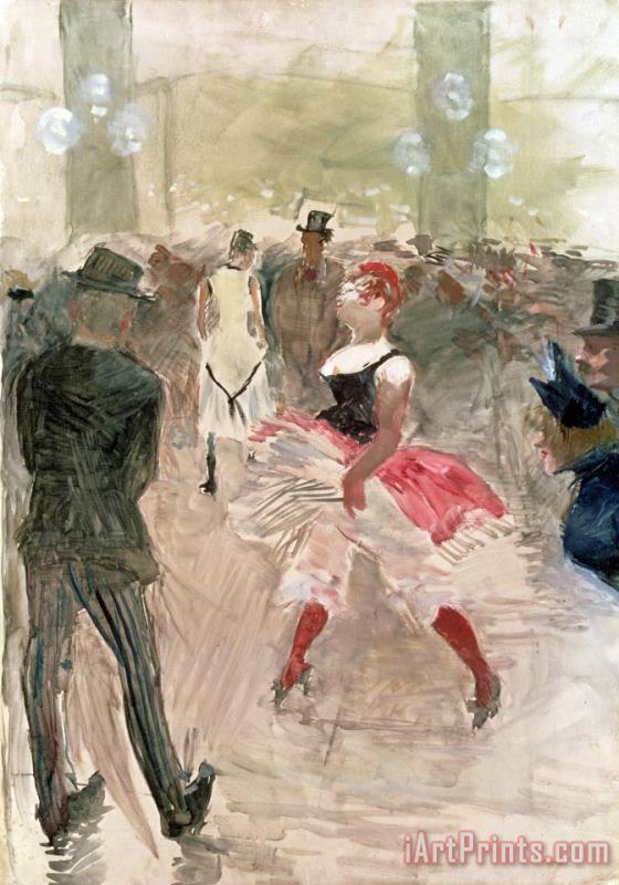 Henri de Toulouse-Lautrec At The Elysee, Montmartre Art Painting
