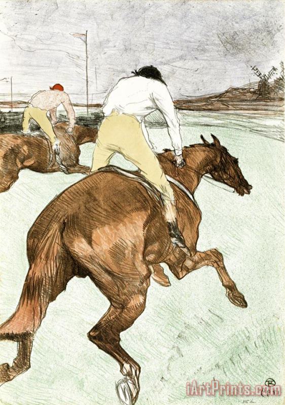 Henri de Toulouse-Lautrec Le Jockey Art Painting