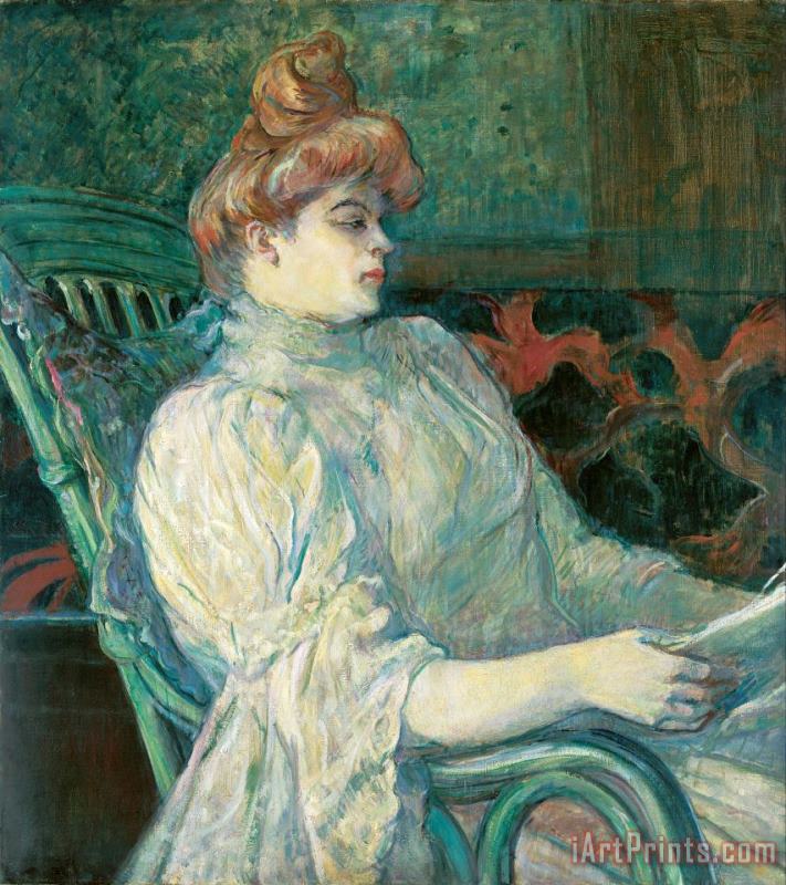 Henri de Toulouse-Lautrec Madame Marthe X – Bordeaux Art Print