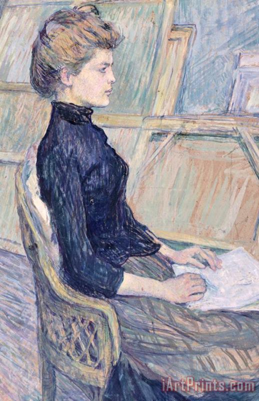 Henri de Toulouse-Lautrec Model In Study Art Painting