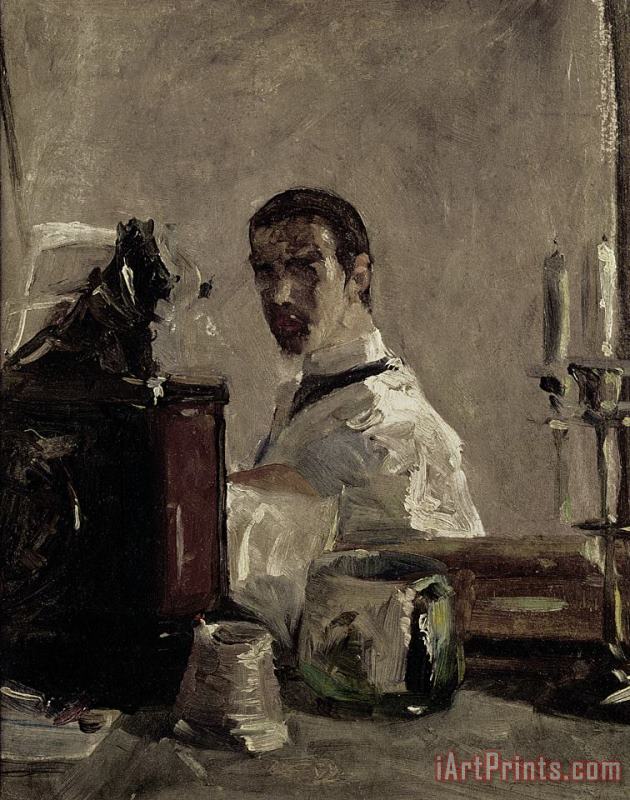 Self Portrait painting - Henri de Toulouse-Lautrec Self Portrait Art Print