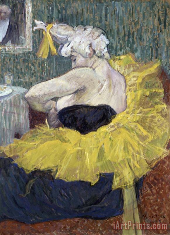 The Clown Cha U Kao painting - Henri de Toulouse-Lautrec The Clown Cha U Kao Art Print