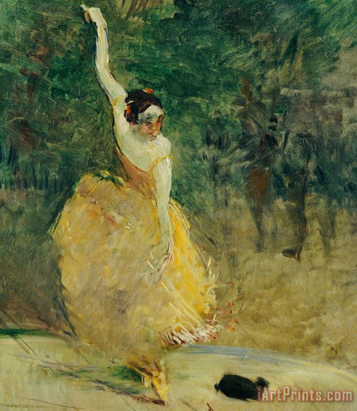 The Spanish Dancer painting - Henri de Toulouse-Lautrec The Spanish Dancer Art Print