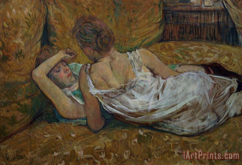 Henri de Toulouse-Lautrec Two friends Art Painting