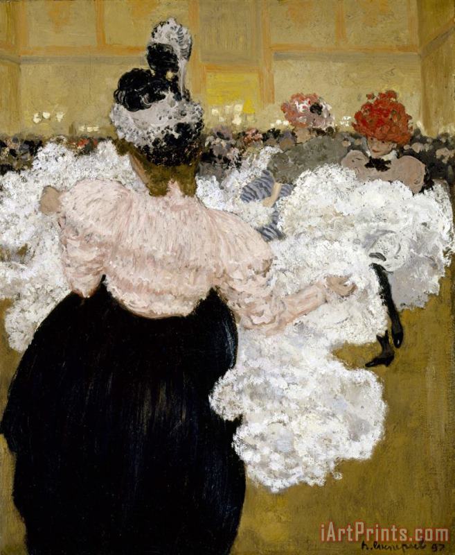 Henri Evenepoel At The Moulin Rouge Art Painting