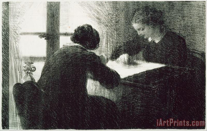 Henri Fantin Latour The Embroiderers (les Brodeuses) Art Print