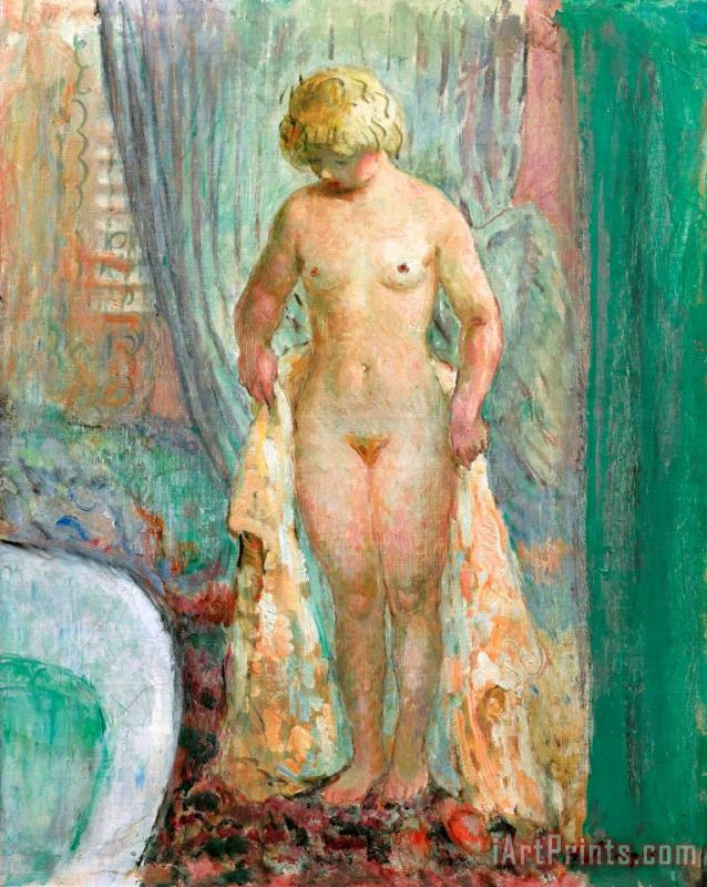 Henri Lebasque Nu Blond a La Baignoire Art Painting