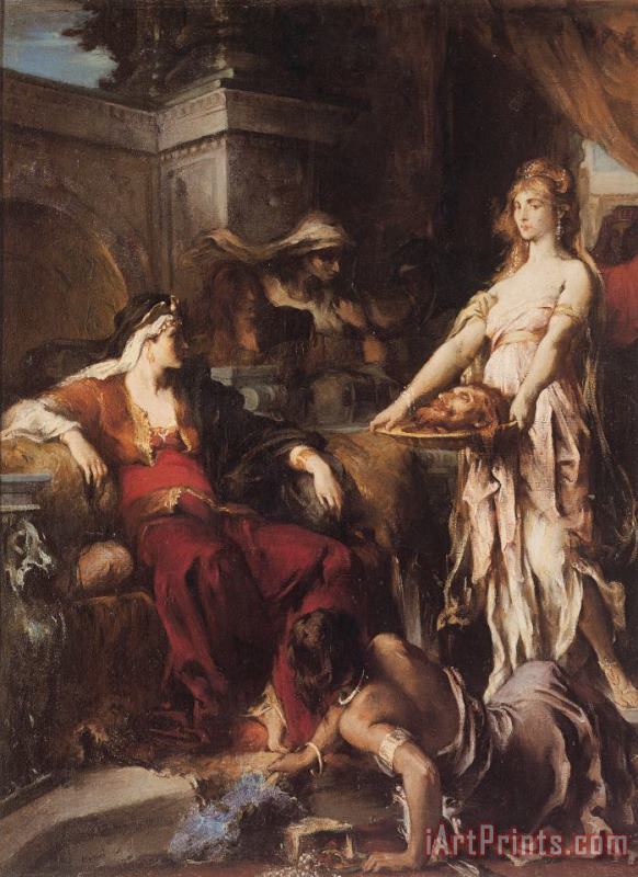 Herodias painting - Henri Leopold Levy Herodias Art Print