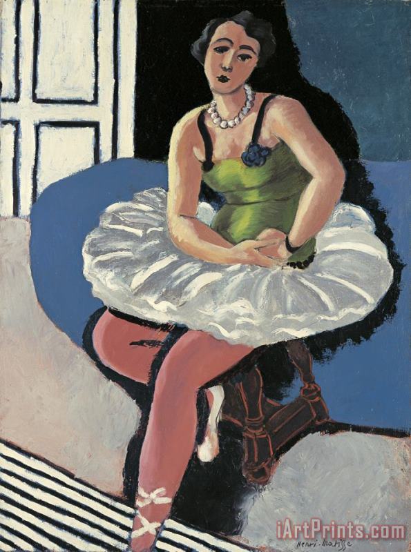 Henri Matisse Ballet Dancer Seated on a Stool Art Print