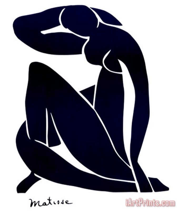 Henri Matisse Blue Nude Vi Art Print