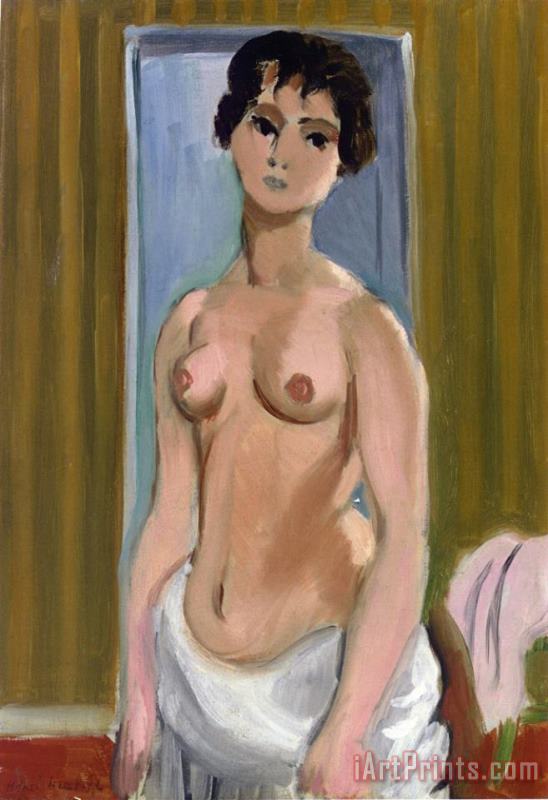 Body of a Girl 1918 painting - Henri Matisse Body of a Girl 1918 Art Print