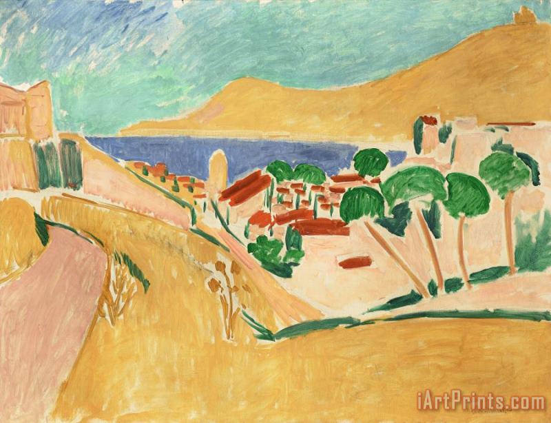 Collioure En Aout painting - Henri Matisse Collioure En Aout Art Print