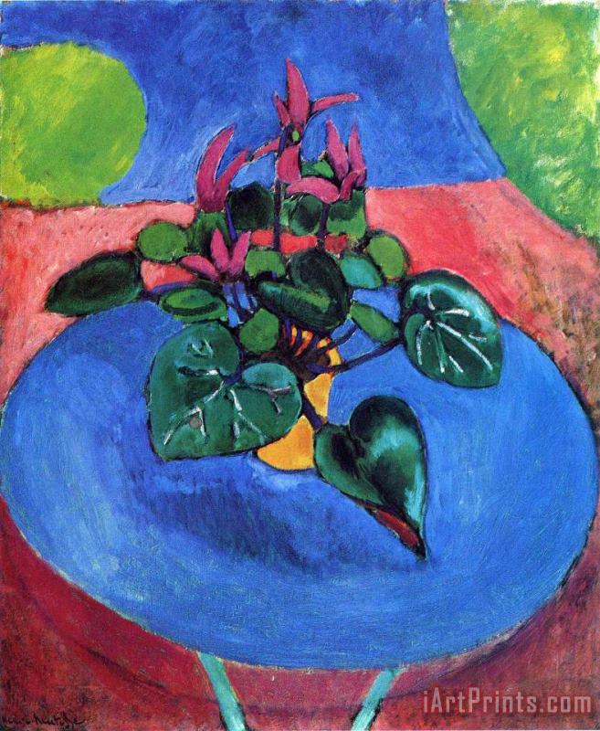 Henri Matisse Cyclamen Pourpre 1912 Art Painting