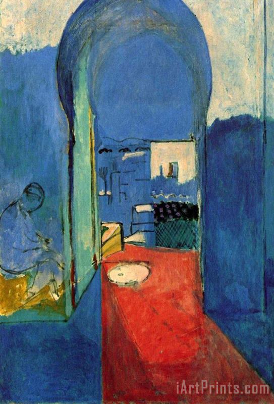 Entrance to The Kasbah 1912 painting - Henri Matisse Entrance to The Kasbah 1912 Art Print