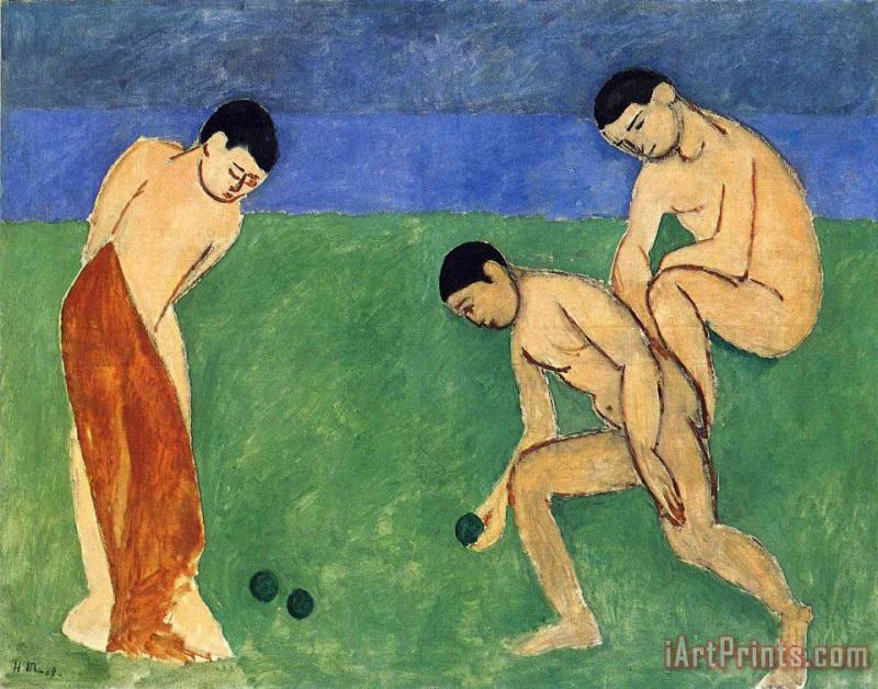 Henri Matisse Game of Bowls 1908 Art Print