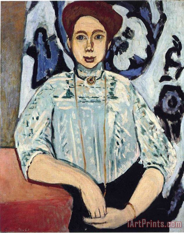 Henri Matisse Greta Moll 1908 Art Painting